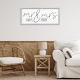 thumbnail image 3 of Stupell Industries Romantic Always & Forever Typography Painting Gray Framed Art Print Wall Art, 30 x 13, 3 of 10