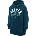 thumbnail image 2 of Men's Starter Deep Sea Blue Seattle Kraken Puck Pullover Hoodie, 2 of 3