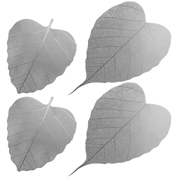 4 coladores de té con forma de hoja, diseño de malla, infusor de hojas de té de acero inoxidable, filtro de té, infusor de hojas de té.