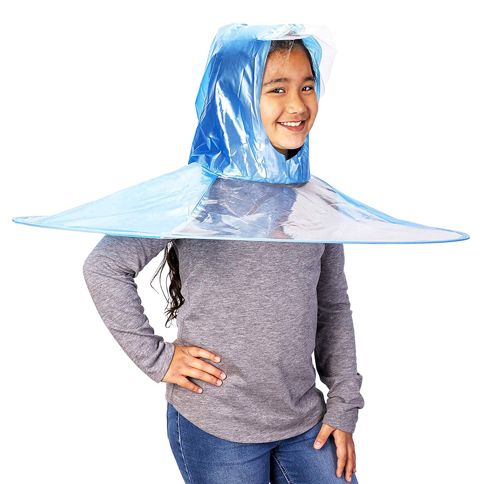 Pvc protection umbrella hat