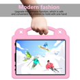 thumbnail image 6 of Jiahe Cover Case for iPad 10th Generation 2022,Durable Shockproof Protective EVA Foam Cute Cover with Handle Stand & Pencil Holder for Apple iPad 10th Gen 10.9" 2022, Pink, 6 of 8