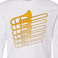 thumbnail image 4 of Inktastic Trombone Line Long Sleeve Youth T-Shirt, 4 of 5