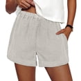 thumbnail image 1 of Pantalones de Pijama PRETTYGARDEN para Mujer, Shorts Boxer a Rayas, 1 of 9