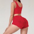 thumbnail image 4 of Conjunto de pijama de terciopelo de doble cara para mujer, para casa, invierno, 1 camiseta + 1 pantalón, camiseta y pantalón de poliéster., 4 of 6