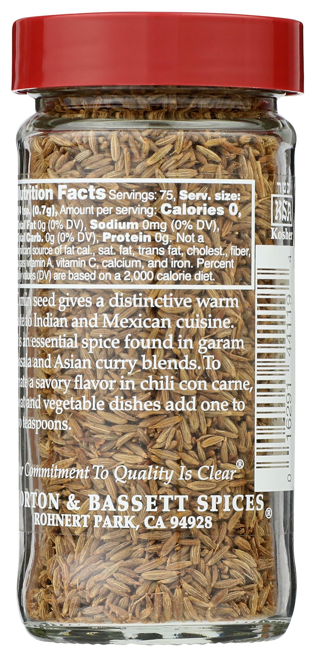 Pack of 3, Morton & Bassett Cumin Seed, 2 oz