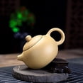 thumbnail image 4 of Yixing Teapot 6.8oz/200ml Chinese Zisha Tea Xishi Pots Natural Mud, 4 of 8