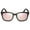 Black | Rose Gold Mirror, variant on Square Polarized Mirrored Sunglasses for Women Colorful 80's Anti-Glare TR90 Frame UV Protection Sun Glasses