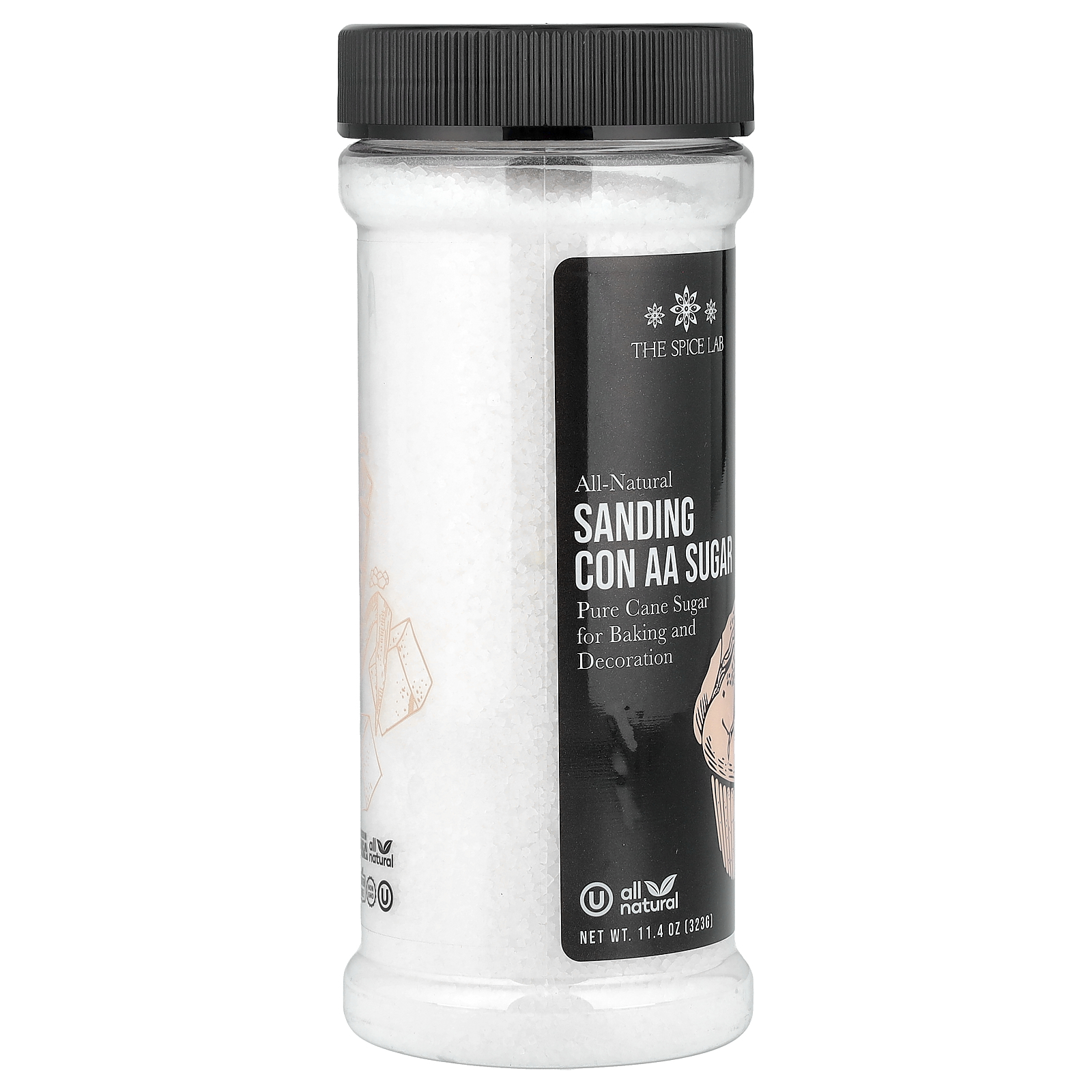 The Spice Lab Sanding Con AA Sugar, 11.4 oz (323 g) - Walmart.com