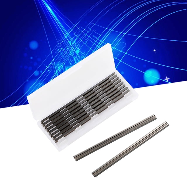 Cuchillas para cepilladora, 10 piezas de cuchillas para cepilladora, cuchillas para cepilladora de punta alta, cuchillas para cepilladora manual industrial, cuchillas de ingeniería de precisión