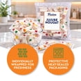 thumbnail image 5 of Jujube Nougat Candy - 12 Ounces (Approx. 35 Pieces) - Soft Chewy Fruit Jelly Pieces, Individually Wrapped, Classic Old Fashioned Treat, Easter Egg Fillers, Christmas Stocking Stuffers, Nostalgic Bulk, 5 of 11