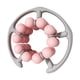 thumbnail image 1 of Rodillo de masaje para piernas, masajeador fascial manual, rodillo anticelulítico, masaje de tejido profundo. Rosa, 1 of 9