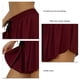 thumbnail image 4 of Pantalones cortos de Yoga con cordón en la cintura, dobladillo con volantes, secado rápido, 2 en 1, pantalones cortos atléticos de doble capa para mujer, para entrenamiento físico y correr, 4 of 5