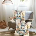 thumbnail image 4 of Clearance Bunny Easter, 18IN Easter Pillow Covers Spring Easter Throw Pillow Covers Easter Bunny Eggs Cushion Covers Pillow Cases For Home Outdoor Sofa Couch Decoration Linen Fabrics, 4 of 6