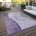 thumbnail image 6 of Addison Rugs Chantille Indoor/Outdoor Transitional Modern Purple Washable Rectangle Rug, 2'6" x 3'10", 6 of 6