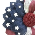thumbnail image 3 of Loalirando American Patriotic Wreath, 4th of July Memorial Day Decor Wreath, Independence Day Wreath, 3 of 5