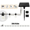 thumbnail image 2 of Deck Impressions Solar String Lights, 15PC Filament LED Bulbs w/ Dual Mounting Option, 2 of 5
