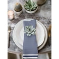 thumbnail image 3 of Cloth Napkins 1 Piece - 20x20 Inches, Farmhouse Navy Blue White Striped Washable Reusable Table Napkins, Modern Stripes Soft & Absortbent Dining Napkin for Party Wedding Hotel Restaurant, 3 of 8