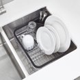 thumbnail image 1 of Umbra Sinkin Dish Drying Rack,Black/Nickel, 1 of 9