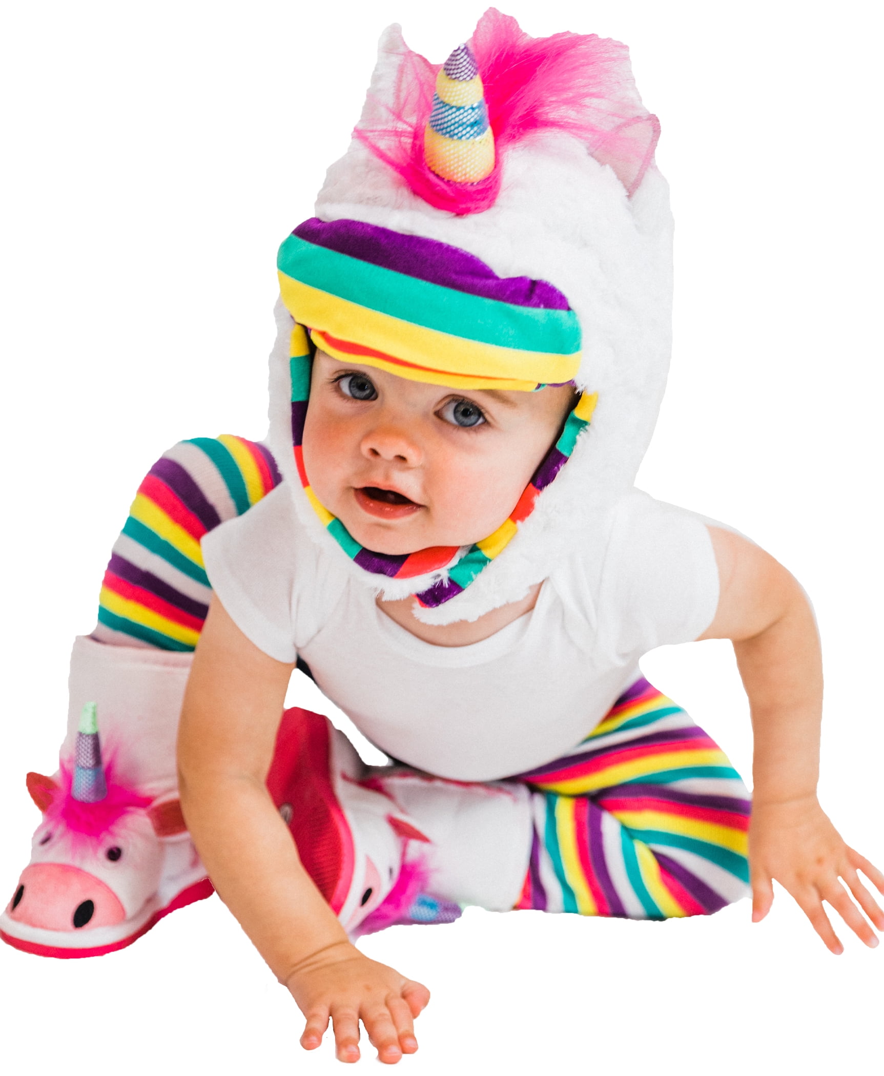 Unicorn hat kids roses newborn hat flower white crochet animal toddler baby girl cute ear flap winter warm