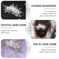 thumbnail image 3 of 1pc Pretty Crystal Pearl Hair Peine Peine Peine Peine Peine Peine Peine Peine Peine, 3 of 6