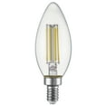 thumbnail image 5 of Great Value LED Light Bulb, 5.5 Watts (60W Eqv.) B10 Deco Lamp E12 Base, Dimmable, Soft White, 12-Pack,Clear, 5 of 8