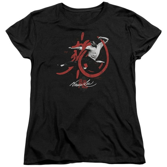 Bruce Lee High Flying S/S Women's T-Shirt Black