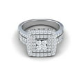 thumbnail image 2 of Dazzlingrock Collection 1.10 Carat (ctw) 14K Round Diamond Vintage Engagement Bridal Ring 1 1/10 CT, White Gold, Size 5, 2 of 3