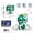 Grn Twist Octo, variant on Electric Dancing Octopus Toy – Auto Sensing Obstacle Avoidance, One-Click Recording, Lights & Music, Pull Rope – Rechargeable Interactive Squid Toy for Toddlers Kids Ages 3+