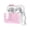 Pink, variant on for Airpods Pro 3rd Gen (2025) Case with Phone Stand, Built-in Keychain Safety Lock Support Wireless Charging Shockproof Protective Full Body Cover for Airpods Pro 3, White