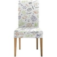 thumbnail image 1 of RYLABLUE Housse de Chaise Extensible Éducative pour la Rentrée Scolaire, Protecteur de Siège pour Salle à Manger, Hôtel, Mariage, Lot de 1, 1 of 5