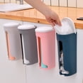 thumbnail image 3 of jesticaly Support de Rangement pour Sacs en Plastique avec Couvercle Mural Conteneur de Cuisine Distributeur de Sacs Poubelle Boîte de Rangement Organisateur Rose, 3 of 6