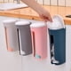 thumbnail image 3 of Billuyoard Estante de almacenamiento de bolsas de plástico con tapa para colgar en la pared, bolsas de basura extraíbles para cocina, caja Organizadores de utensilios de cocina Blanco, 3 of 6