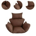 thumbnail image 6 of oshhni Egg Chair Cushion Easy to Install Chair Pad for Living Room Balcony Backyard Brown, 6 of 9