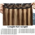 thumbnail image 6 of SEGO Clip in Hair Extensions Human Hair 3/4 Full Head 100% Real Remy Thick Hair Extensions Silky Straight Balayage Blonde Hair Pieces, 6 of 9