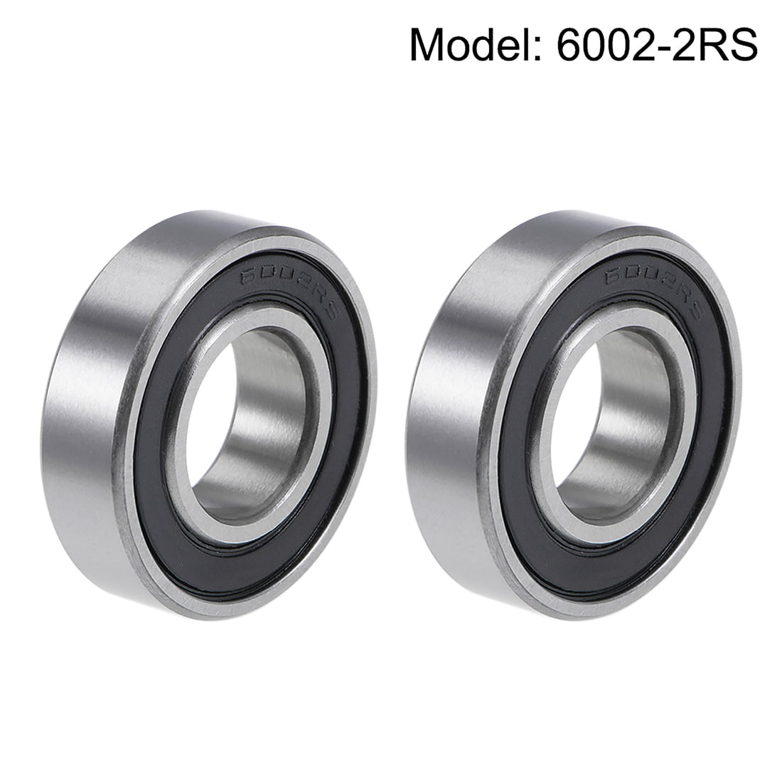 8 Pcs 6002-2RS Double Rubber Seal Bearings 15x32x9mm Deep Groove Ball Bearing 