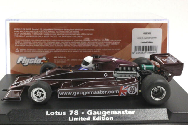 FLY 053802 Lotus 78 Gaugemaster  Limited Edition Brand New 1/32 Slot Car 