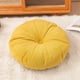 thumbnail image 4 of Cojín redondo de tela gruesa para suelo - Cojín de tatami lavable para balcón, alféizar y patio - 40 x 40 x 5 cm (15,75 x 15,75 x 1,97 pulgadas) - Naranja, amarillo, gris, beige y verde, 4 of 6