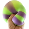 thumbnail image 2 of 1 Jumbo 4" Striped Doh Filled Stress Ball - Glob Balls - Squishy Gooey Squish Sensory Squeeze Balls (Random Color), 2 of 8