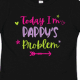 thumbnail image 4 of Inktastic Child Funny Today Im Pappys Problem Girls Toddler T-Shirt, 4 of 5