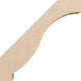 thumbnail image 3 of Ekena Millwork 3"W x 18"D x 18"H Baker Rough Cedar Woodgrain TimberThane Knee Brace, Primed, 3 of 6