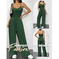 thumbnail image 2 of Ekouaer Jumpsuits for Women Sleeveless Spaghetti Strap Womens Jumpsuit One Piece Wide Leg Summer Romper With Pockets Beach Vacation Outfits 2026, 2 of 6