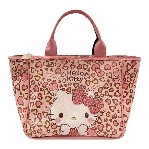 Hello Kitty Luxury Designer Tote Bag Women Large Capacity Shoulder Bags Cartoon Cute PU Leather Handbags Shopping Women s Bags