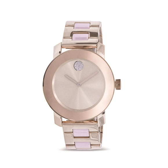 Movado Bold Iconic Pale Rose Gold-Tone Ladies Watch 3600639