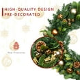 thumbnail image 4 of Jeco 32" Christmas Wreath with Ornaments in Multi-Color, 4 of 8
