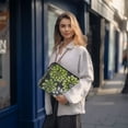 thumbnail image 6 of FORMRS 13-13.3 inch Laptop Sleeve Case Soft Carrying Quilted Computer Bag Cover, Gray Floral, 6 of 7