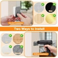 thumbnail image 3 of No-Drill 100” Extra Long Baby Gates Indoor Extra Long Retractable Pet Gates for Doorways No Drilling Retractable Dog Gates for The House Outdoor Retractable Gates for Dogs with 2 Sets of Sticky Mount, 3 of 14