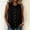 A164 Black, variant on Womens Linen Sleeveless Shirts Button Down Tank Tops Casual Summer Tees Crewneck Loose Fit Basic Blouses Daily Wear Elegant Office Work Apparel Dressy Tunic Vintage Vibe