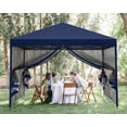 thumbnail image 2 of ABCCANOPY 10 ft x 10 ft Easy Pop up Outdoor Canopy Tent With Netting, Navy Blue, 2 of 6