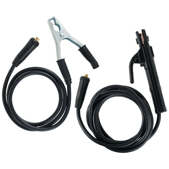 2 Pcs Welding Electrode Holder Stick Plier with Cable Copper MMA/ARC Welding Ground Clamp with Cable Stable Welding Rod Clamping Tool Welding Stick Plier Clamp for 300A Welder Machine