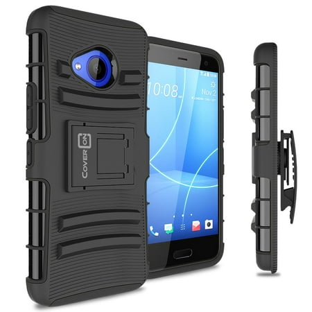 CoverON HTC U11 Life Case, Explorer Series Protective Holster Belt Clip Phone